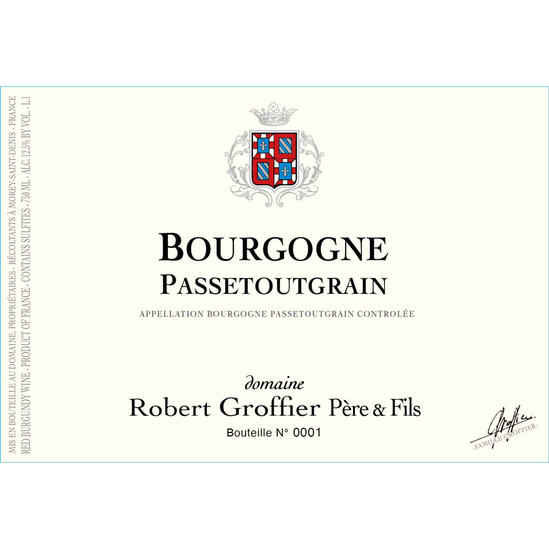 Groffier Bourgogne Passetoutgrain